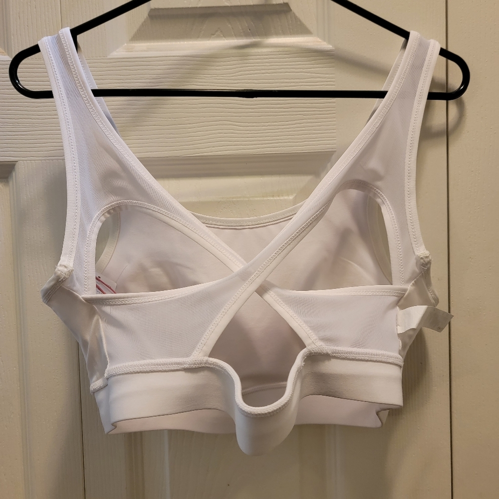 Jockey Stretched Jesey White Sport Bra Size‎ XL - Picture 5 of 7